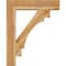 Ekena Millwork Merced Block Rough Sawn Bracket w/ Offset Brace, Western Red Cedar, 8"W x 34"D x 42"H BKT0806X34X42MRC05RWR - alternate 3